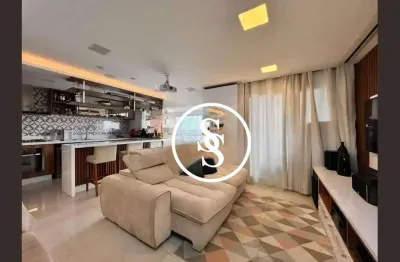 Apartamento com 115 m², 3 suítes e 2 garagens, à venda por r$ 1.330.000,00 - jardim - santo andré/sp