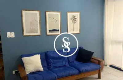 Apartamento com 2 dormitórios à venda, 70 m² por r$ 318.000,00 - enseada - guarujá/sp