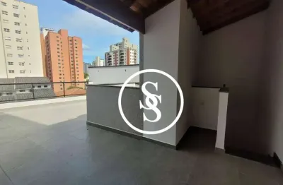 Cobertura com 2 dormitórios à venda, 80 m² por r$ 540.000,00 - jardim bela vista - santo andré/sp