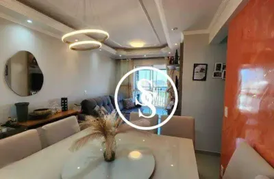 Condomínio essenza residencial club - apartamento com 2 dormitórios à venda, 70 m² por r$ 650.000 - vila gonçalves - sbc