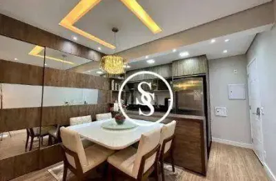 Apartamento com 3 dormitórios para alugar, 94 m² por r$ 10.475,00/mês - centro - são bernardo do campo/sp