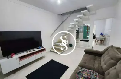 Casa sobrado com 101 m² de área construída, 2 dormitórios e 1 garagem, para alugar por r$ 4.200,00 - assunção - são bernardo do campo/sp