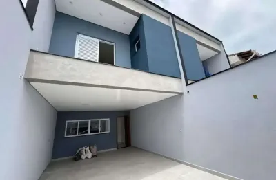 Sobrado novo com 184 m² de área construída, 3 suítes, 4 vagas de garagem, por r$ 1.340.000,00 - assunção - são bernardo do campo/sp