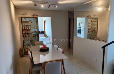 Cobertura com 3 dormitórios, varanda gourmet e hidromassagem externa à venda, 140 m² por r$ 860.000 - jardim santa maria - jacareí/sp