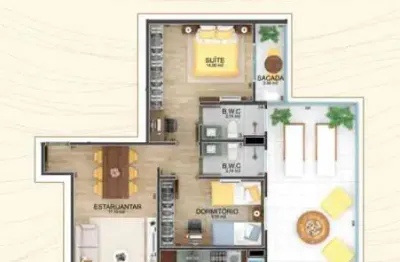Apartamento garden com 2 dormitórios à venda, 113 m² por r$ 1.224.580,00 - jardim são dimas - são josé dos campos/sp