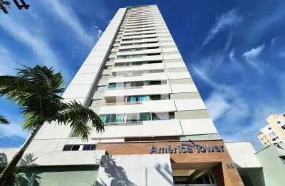 Vende-se apartamento 2qts sendo 1 suite, próx. ao cepal no setor jardim américa, goiânia, go (r)