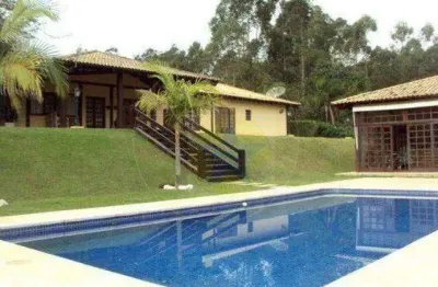 Chácara com 5 dormitórios à venda, 5000 m² por r$ 2.700.000,00 - recanto dos palmares - atibaia/sp