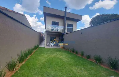 Casa moderna de 3 suítes à venda em alvinópolis, atibaia/sp - espaçosa e com espaço gourmet