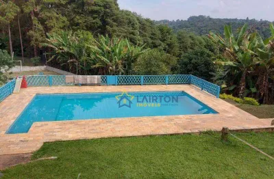 Chácara com 4 dormitórios à venda, 3300 m² por r$ 700.000,00 - rancho caiocara - atibaia/sp