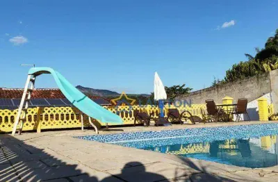 Chácara com 4 dormitórios à venda, 1000 m² por r$ 900.000,00 - jardim estância brasil - atibaia/sp