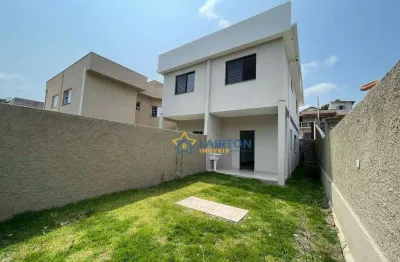 Sobrados novos de 83m² com 2 dormitórios em jardim maristela ii, atibaia - $ 450.000