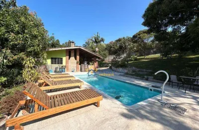 Chácara à venda em caiocara, atibaia – 3 dormitórios, piscina e espaço gourmet