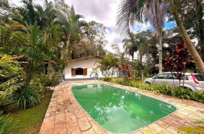 Casa térrea com terreno de 5.000m² em loteamento fechado - atibaia