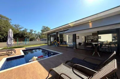 Casa térrea em condomínio de alto padrão à venda em atibaia – 3 suítes, 800 m², piscina e lazer completo
