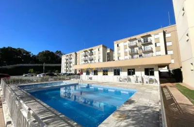 Apartamento com 2 dormitórios à venda no residencial aquarela atibaia, caetetuba – 48 m²