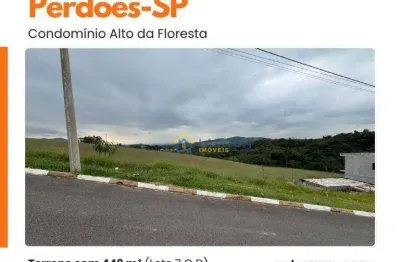 Terreno à venda, 449 m² por r$ 189.000 - alto da floresta residencial - bom jesus dos perdões/sp
