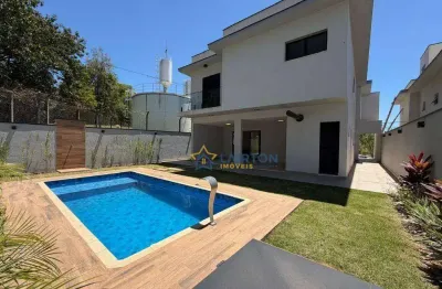 Sobrado de alto padrão com 3 suítes e piscina à venda no buona vita, atibaia