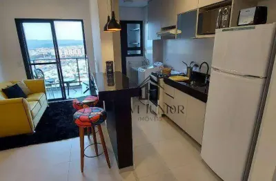 Apartamento, 48 m² - venda por r$ 700.000,00 ou aluguel por r$ 4.450,00/mês - parque campolim - sorocaba/sp