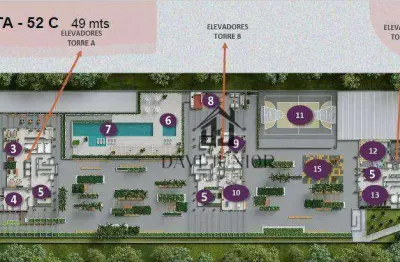 Apartamento com 1 dormitório, 49 m² - venda por r$ 534.000,00 ou aluguel por r$ 3.805,00/mês - alto da boa vista - sorocaba/sp