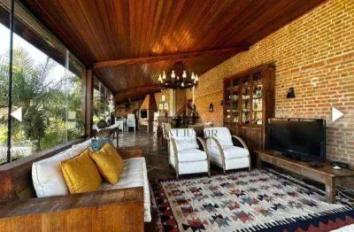 Casa com 8 dormitórios sendo 3 suítes à venda, 500 m² por r$ 5.500.000 - condomínio porto de ibiúna - ibiúna/sp