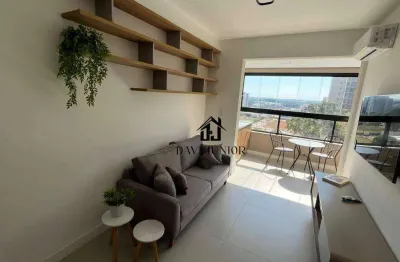 Apartamento com 1 dormitório, 48 m² - venda por r$ 550.000,00 ou aluguel por r$ 4.320,75/mês - alto da boa vista - sorocaba/sp