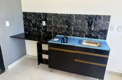 Apartamento com 1 dormitório para alugar, 30 m² por r$ 750/mês - jardim nova aparecidinha - sorocaba/sp
