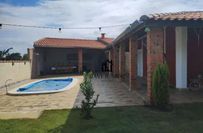 Chácara com 3 dormitórios à venda, 750 m² por r$ 650.000,00 - ipanema do meio - sorocaba/sp