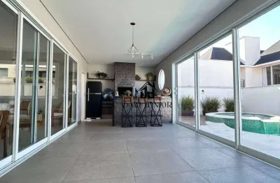 Casa com 4 suítes sendo 1 com closet, 341 m² - venda por r$ 2.500.000 ou aluguel por r$ 11.956/mês - condomínio chácara ondina - sorocaba/sp