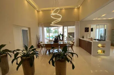 Casa com 3 dormitórios sendo 2 suites à venda, 377 m² por r$ 2.200.000 - condomínio village da serra - araçoiaba da serra/sp