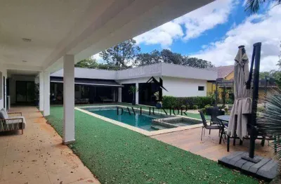 Casa com 6 dormitórios sendo 3 suítes e 1 master com closet à venda, 517 m² por r$ 2.200.000 - condomínio vivendas do lago - sorocaba/sp