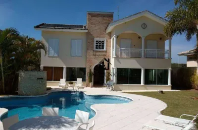 Casa com 5 dormitórios sendo 3 suítes à venda, 525 m² por r$ 2.600.000 - condomínio saint charbel - araçoiaba da serra/sp