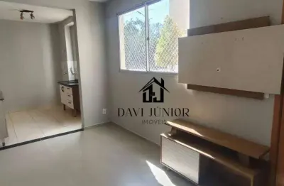Apartamento com 2 dormitórios à venda, 45 m² por r$ 200.000,00 - caguaçu - sorocaba/sp