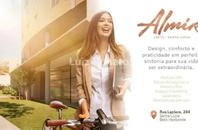 Apartamento com 1 quarto à venda na Rua Laplace, Santa Lúcia, Belo Horizonte
