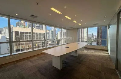 Sala comercial sofisticada no funcionários – elegância e conforto em localização privilegiada