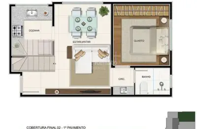 Apartamento duplex à venda no bairro sagrada família