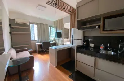 Flat com 1 quarto para alugar na Rua Bernardo Guimarães, Lourdes, Belo Horizonte