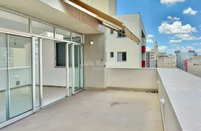 Cobertura com 2 quartos para alugar na Rua Mato Grosso, Santo Agostinho, Belo Horizonte