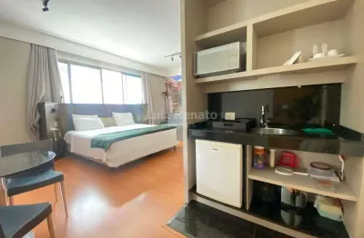 Flat com 1 quarto para alugar na Rua Bernardo Guimarães, Lourdes, Belo Horizonte
