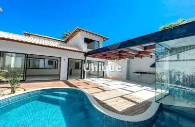 Casa nova, com 4 dormitórios à venda, apenas 200 metros da praia de geribá - armação dos búzios/rj