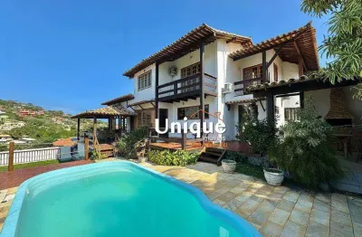 Casa com 4 dormitórios à venda, 300 m² por r$ 2.700.000,00 - morro humaitá - armação dos búzios/rj