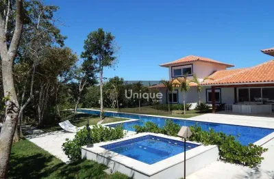 Casa com 6 dormitórios à venda, 600 m² por r$ 10.000.000,00 - praia rasa - armação dos búzios/rj