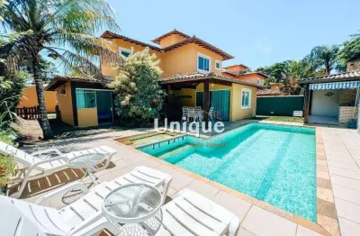 Casa com 4 dormitórios para temporada, 180 m² - ferradura - armação dos búzios/rj