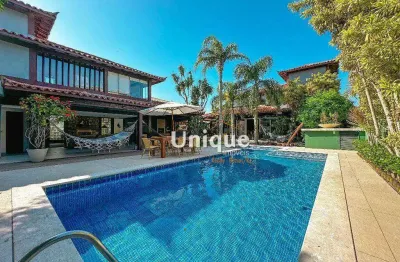 Casa em condomínio pé na areia à venda na praia de manguinhos por r$ 5.700.000,00