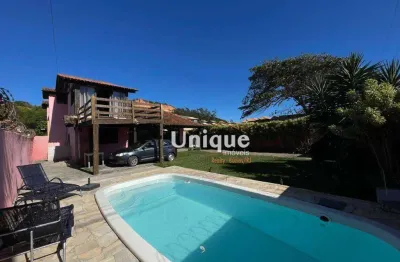 Casa com 5 dormitórios à venda, 280 m² por r$ 820.000,00 - rasa - armação dos búzios/rj