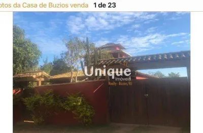 Casa com 3 dormitórios à venda, 216 m² por r$ 850.000,00 - arpoador da rasa - armação dos búzios/rj