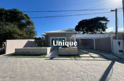 Linda casa linear, primeira locação, em condomínio fechado