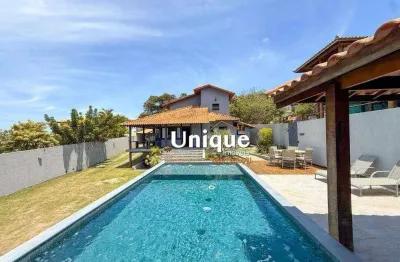 Casa com 5 dormitórios para alugar temporada, a partir de r$ 1.500/dia - geribá - armação dos búzios/rj