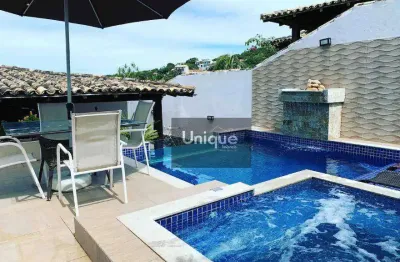 Casa com 5 suítes à venda, 180 m² por r$ 2.100.000 - geribá - armação dos búzios/rj