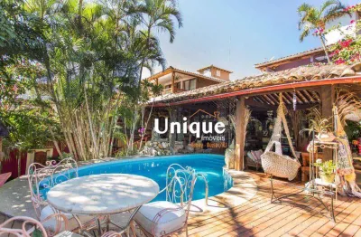 Pousada com 16 dormitórios à venda, 850 m² por r$ 4.920.000,00 - geribá - armação dos búzios/rj