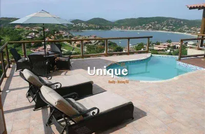 Casa com 5 dormitórios à venda, 418 m² por r$ 5.100.000,00 - ferradura - armação dos búzios/rj